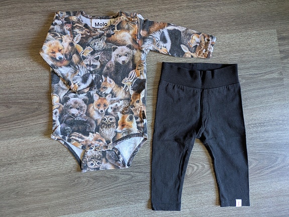 Molo body ja Reima housut 68
