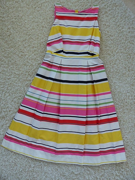 Esprit uusi värikäs raidallinen mekko 38/40