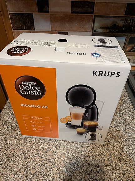 Krups Dolce Gusto Piccolo XS kapselikahvinkeitin, jossa on 15 baarin paine