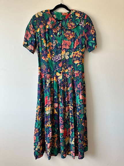 Vintage Game by Mimika Lipsanen -mekko (Size 36/M) - 80/90 luvulta