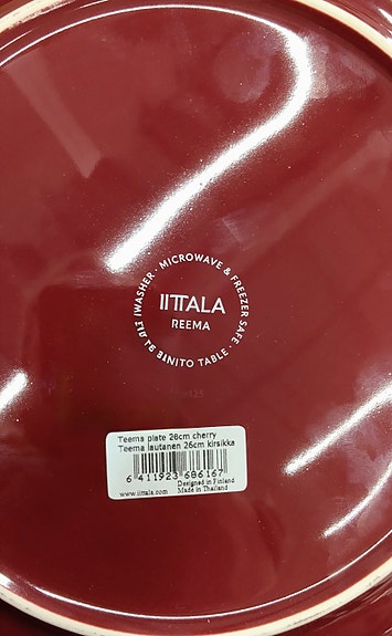 26 cm Iittala Teema lautanen kirsikka