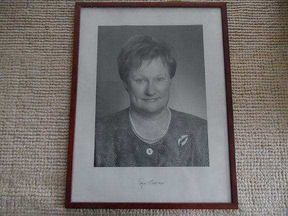 Presidentti Tarja Halonen taulu