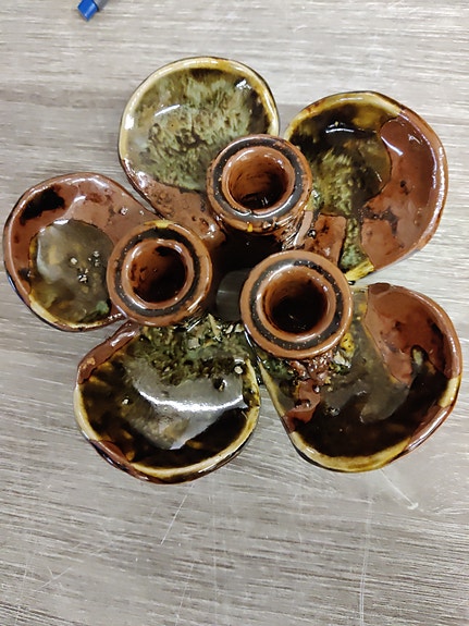 Anu Pentik Ulpukka  3 kynttilälle