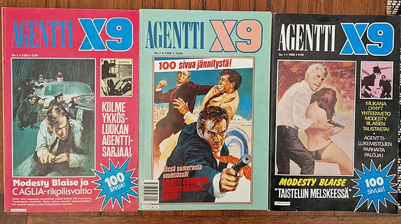 Agentti X9 sarjakuvalehdet