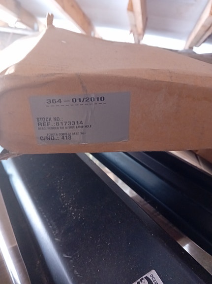 Toyotan pelti osat