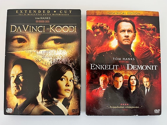 Da Vinci -koodi / Enkelit ja demonit DVD-elokuvat suomeksi
