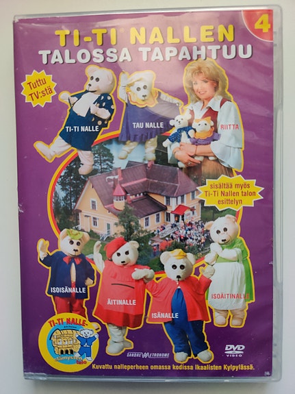 Ti-Ti Nalle Talossa tapahtuu DVD lastenelokuva