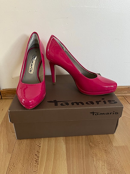 Tamaris korkokengät koko 36 pinkki