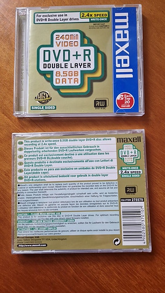 Maxell DVD+R DL