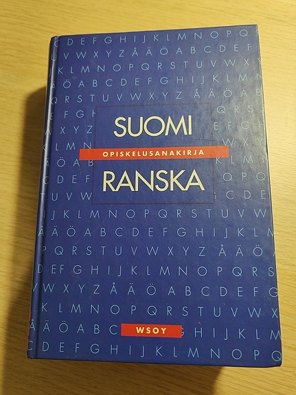 WSOY Suomi–ranska opiskelusanakirja / Finnish–French study dictionary