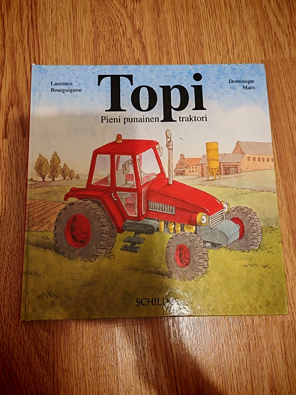 Topi pieni punainen traktori