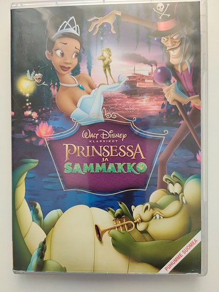 Prinsessa ja sammakko,Disney, DVD