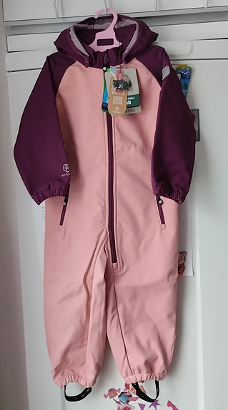 Uusi 92/98 Color Kids laadukas softshell haalari