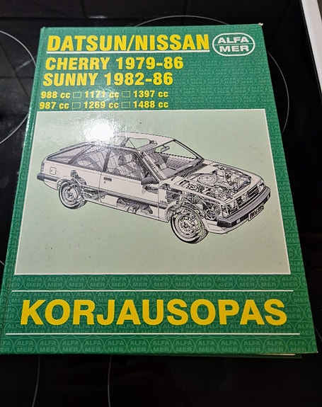 Datsun Nissan Cherry 1979–86 Sunny 1982–86 korjausopas