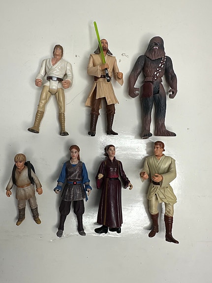 Star Wars figuurit 90 luku Hasbro Kenner