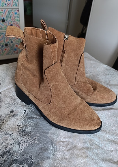 Zaran kengät. Aitoa mokkaa. Koko 36 (23,5 cm)