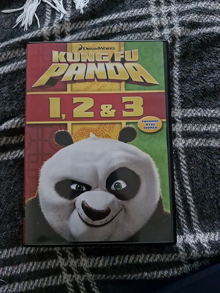Kung Fu Panda 1, 2 ja 3 DVD