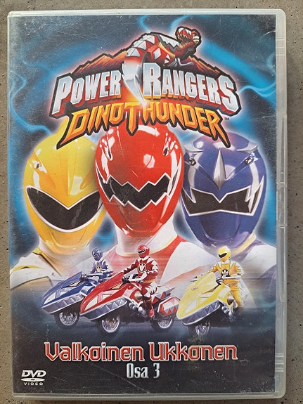 Power rangers dinothunder valkoinen ukkonen osa 3 dvd