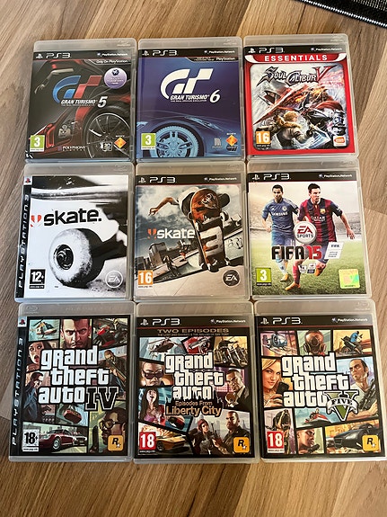 PlayStation 3 pelejä