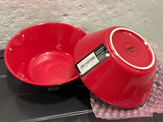 Iittala Teema kulho 15 cm punainen, 2 kpl