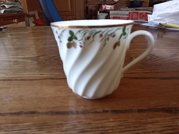 Vintage Lomonosov luuosliini kuppi.