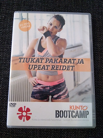 Kunto Bootcamp DVD tiukat pakarat ja upeat reidet