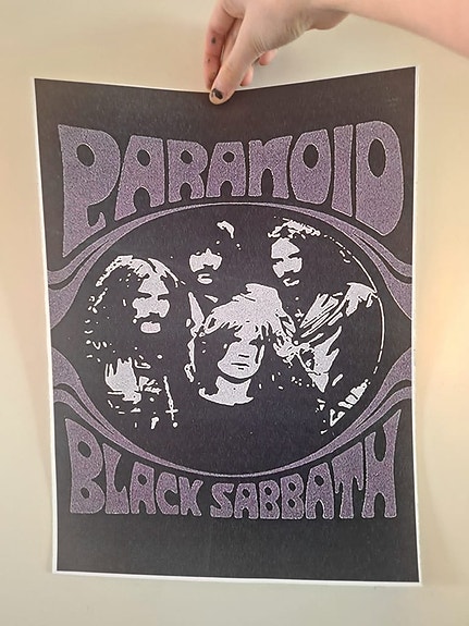 Black Sabbath juliste Paranoid