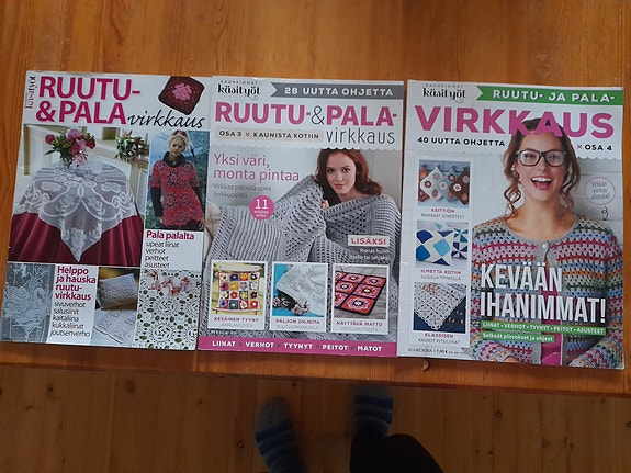 Kauneimmat käsityöt Ruutu & Palavirkkaus-lehtiä 3 kpl