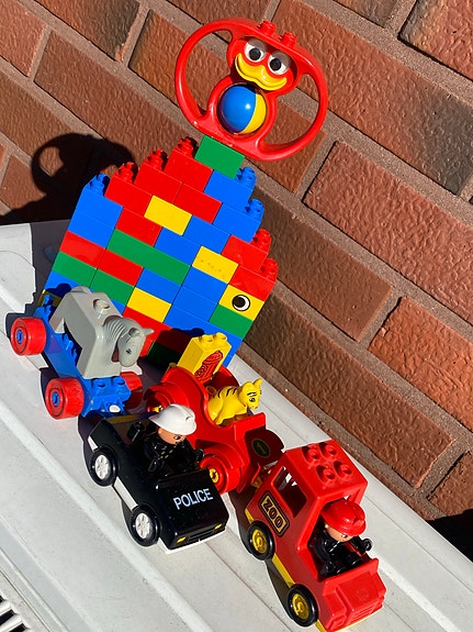 Lego Duplo City rakennus- ja ajoneuvosetti