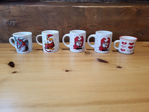 Pikku mukit 5 kpl, jouluiset