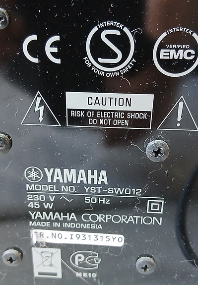 Yamaha 8" aktiivisubbari
