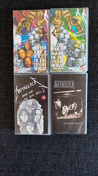 Metallica VHS -kasetit