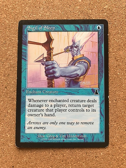 Magic the Gathering Sigil of Sleep