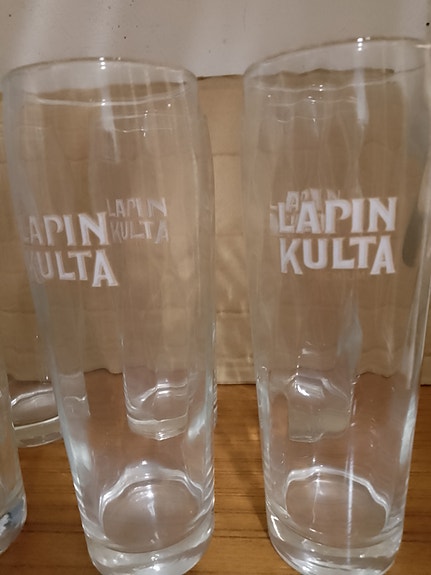 Lapinkulta olut laseja,6 kpl.