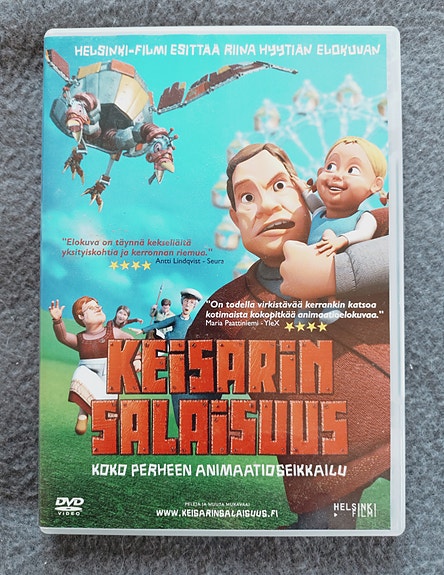 Keisarin salaisuus DVD – Suomen ensimmäinen 3D-animaatio