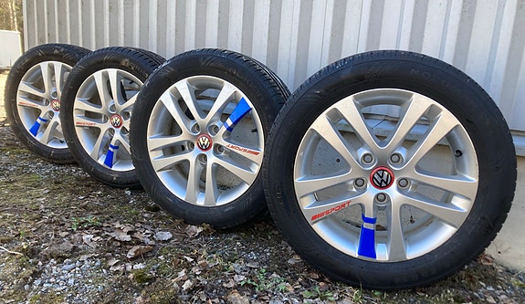 Nokian kesärenkaat 205/55R16 vanteineen (VAG)