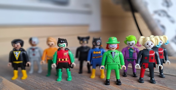 Kinder DC minihahmot