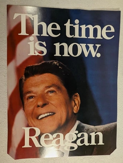 The time is now -juliste