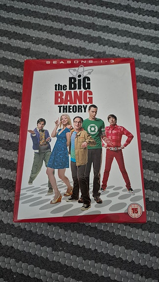 The Big Bang Theory kaudet 1–3 DVD-boksi