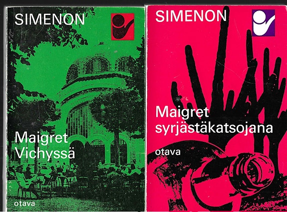 Kolme Simenon Maigret tutkimusta ja A.A. Milnen salapoliisiromaani.