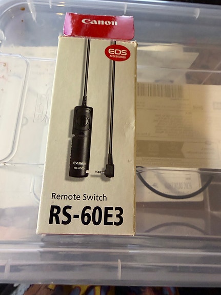 Canon RS-60E3 kaukolaukaisin kameralle