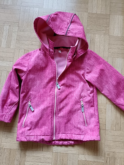 Tyttöjen kevättakki fleece-vuorella, koko 110ttöjentön takki