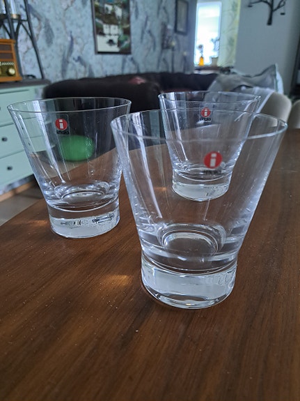 Iittala Aarne grogilasi 5 kpl