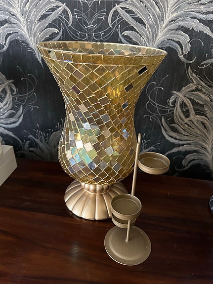 Partylite kultamosaiikki hurrikaani