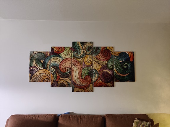 Artgeist Colourful Waves - taulusetti