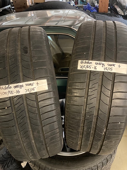 Michelin 205/55-16 kesärenkaat 2 kpl