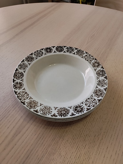 Arabia syvä lautanen Kekri 21cm 3kpl