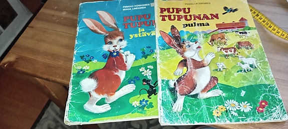 Pupu tupuna kirjat erittäin ränsistyneet