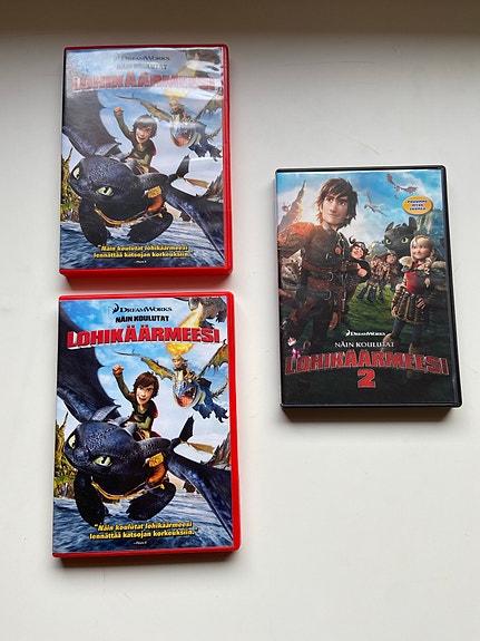Näin koulutat lohikäärmeesi 1 ja 2 DVD-paketti