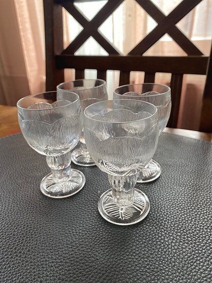 Nuutajärvi Pioni snapsilasit 4kpl